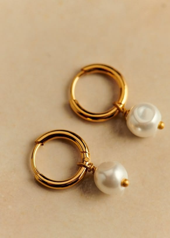 Boucles d'oreilles perles